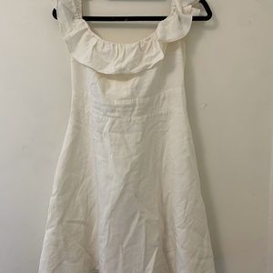 white ZARA dress